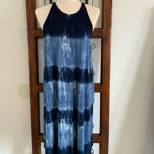 Old Navy,Blue tie-dye, tank dress